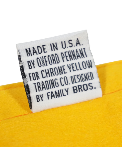 Lost & Found & Lost Again Camp Flag • Chrome Yellow x Office of Brothers x Oxford Pennant Original