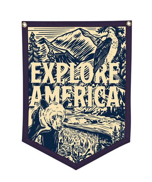 Explore America Camp Flag-Goodwynn's