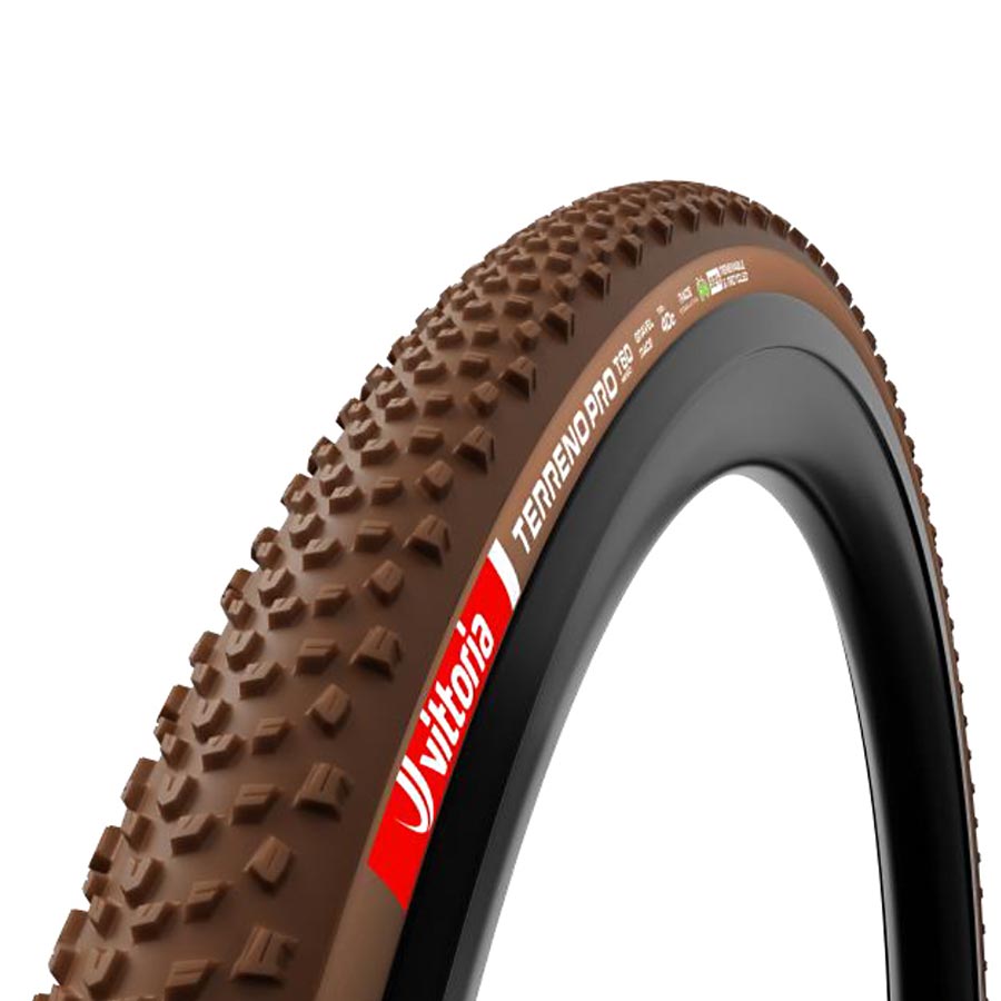 Vittoria Terreno Pro T60 Gravel Tire 700x40C Folding Tubeless Ready Brown-Goodwynn&#39;sGoodwynn&#39;s