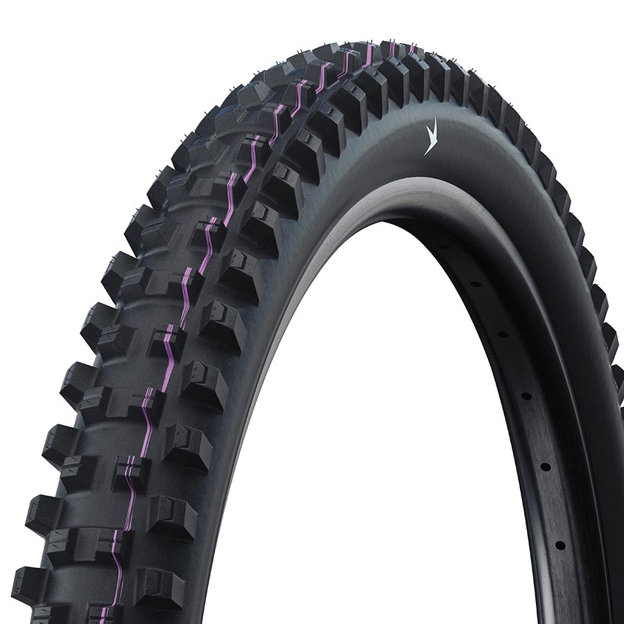 Schwalbe Shredda Mountain Tire 29"x2.50 Folding Tubeless Ready Addix Ultra Soft Gravity Pro - Radial 67TPI Black-Goodwynn&#39;sGoodwynn&#39;s