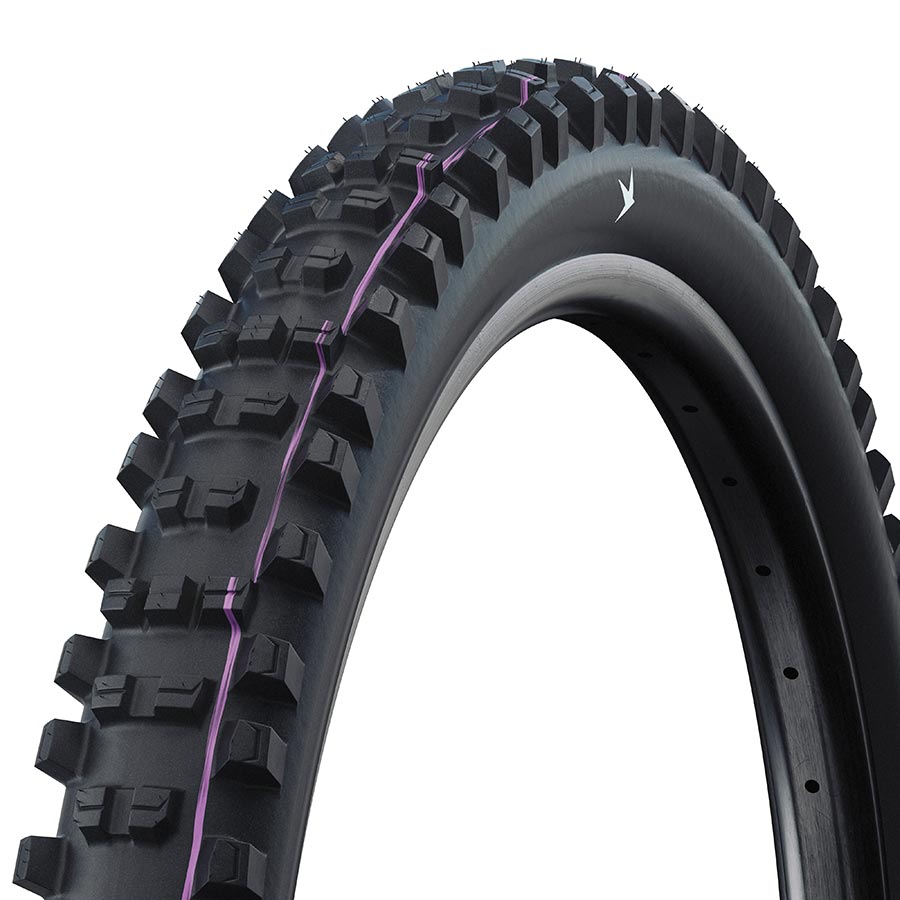 Schwalbe Shredda Mountain Tire 27.5x2.50 Folding Tubeless Ready Addix Ultra Soft Gravity Pro - Radial 67TPI Black-Goodwynn&#39;sGoodwynn&#39;s