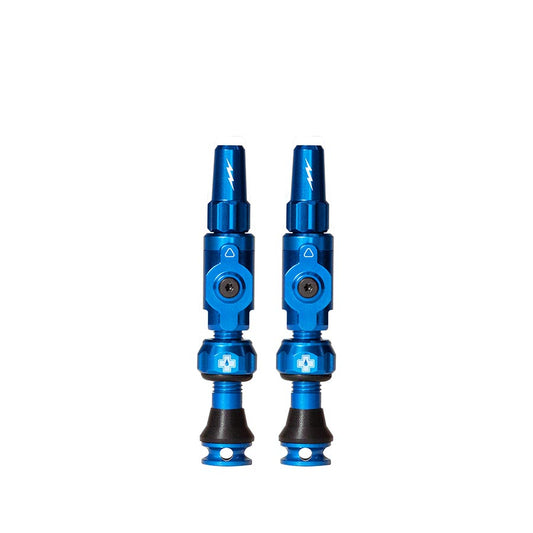 Muc-Off Big Bore Hybrid Tubeless Valve 60mm Pair - Blue-Goodwynn's