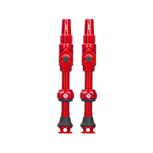 Muc-Off Big Bore Hybrid Tubeless Valve 75mm Pair - Red-Goodwynn's