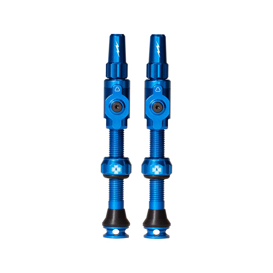 Muc-Off Big Bore Hybrid Tubeless Valve 75mm Pair - Blue