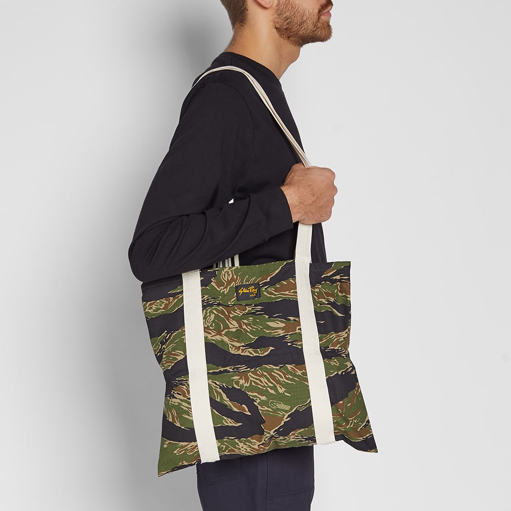 9079 TOTE BAG GREEN TIGER CAMO RIPSTOP