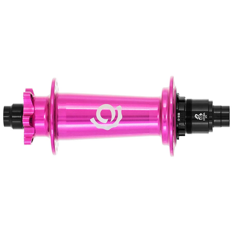 Industry Nine Hydra Classic Boost 6B Disc Hub Rear 32H 12mm TA 148mm Shimano Micro Spline Pink