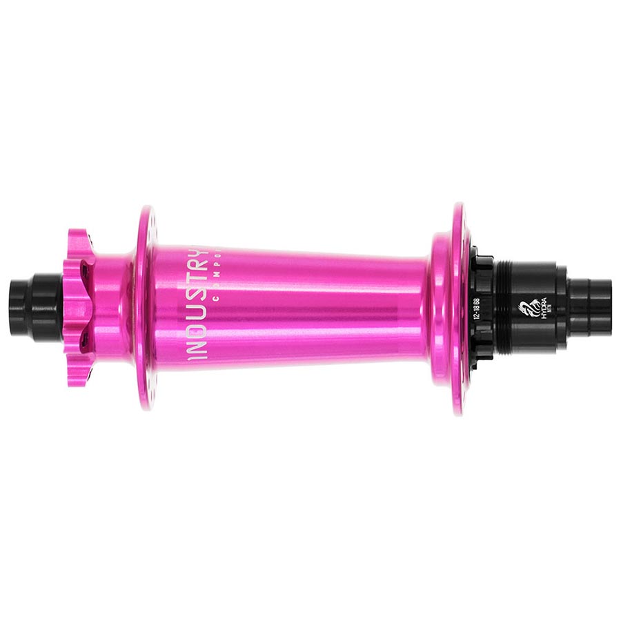 Industry Nine Hydra Classic Boost 6B Disc Hub Rear 28H 12mm TA 148mm SRAM XD Pink-Goodwynn&#39;sGoodwynn&#39;s