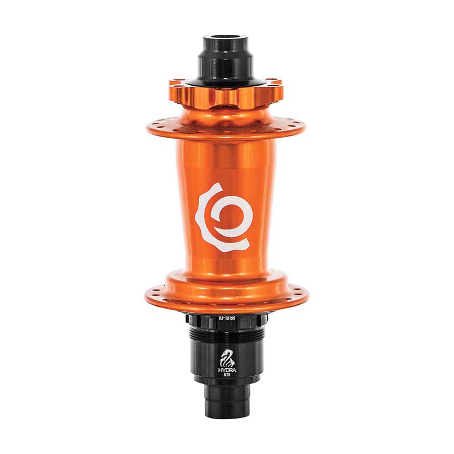 Industry Nine Hydra Classic DH150/157 6B Disc Hub Rear 32H 12mm TA 157mm Shimano Micro Spline Orange