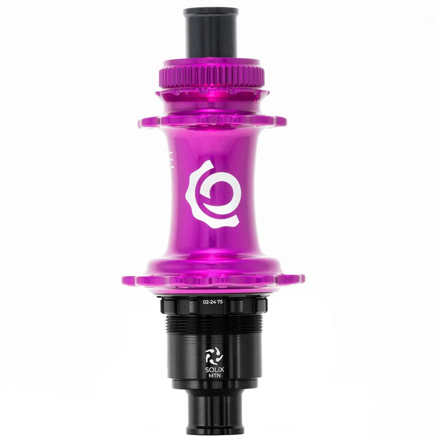 Industry Nine Solix M Classic Rear XD Disc Hub Rear 24H 12mm TA 148mm SRAM XD Purple-Goodwynn&#39;sGoodwynn&#39;s