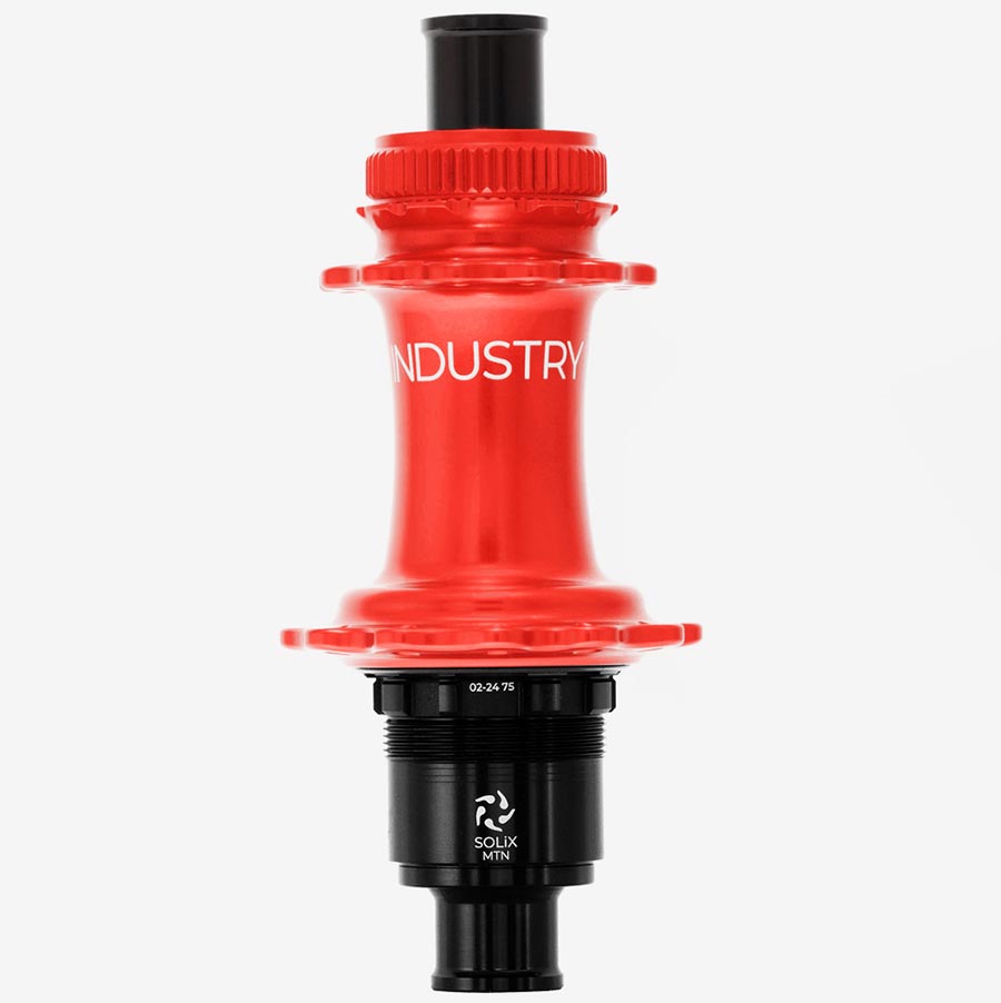 Industry Nine Solix M Classic Rear XD Disc Hub Rear 28H 12mm TA 148mm SRAM XD Red-Goodwynn&#39;sGoodwynn&#39;s