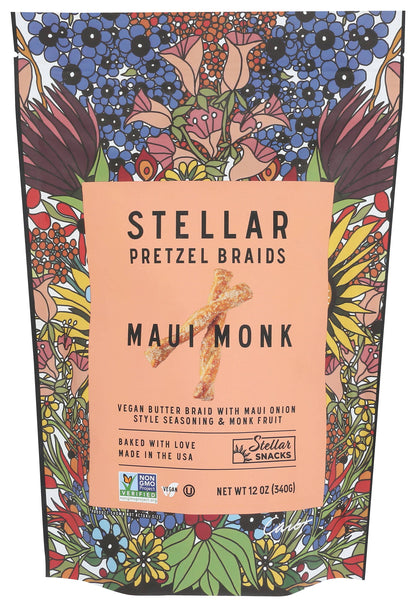 Stellar Snacks - Stellar Pretzel Braids - Maui Monk - 12oz