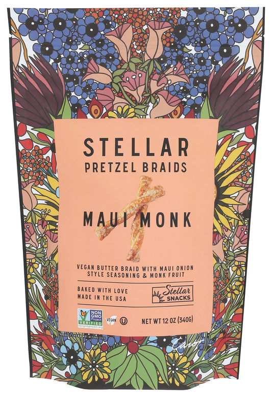 Stellar Snacks - Stellar Pretzel Braids - Maui Monk - 12oz-Goodwynn's