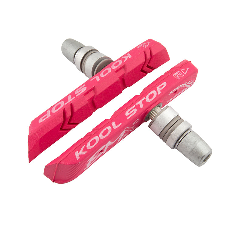 Koolstop BMX Brake Pads 1 Pair 78.5mm Standard Pink Kool-Stop Offset