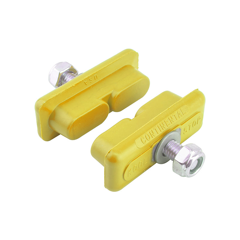 Koolstop Continental 1 Pair 45.5mm Composite Wheels Yellow