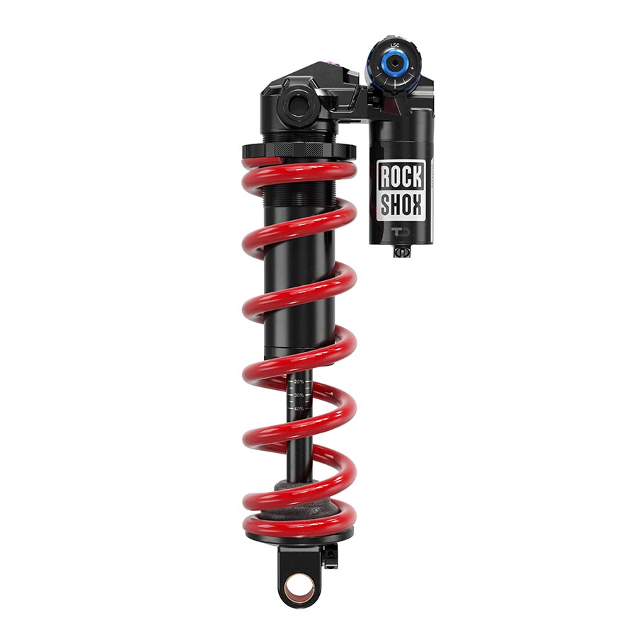 RockShox Vivid Coil Ultimate RC2T Rear Shock - 185 x 55 mm Reb 55 / Comp 30 L/O2 Standard Trunnion C1