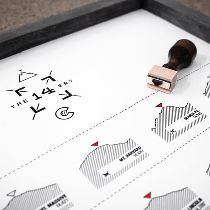 The 14er Summit Register Print