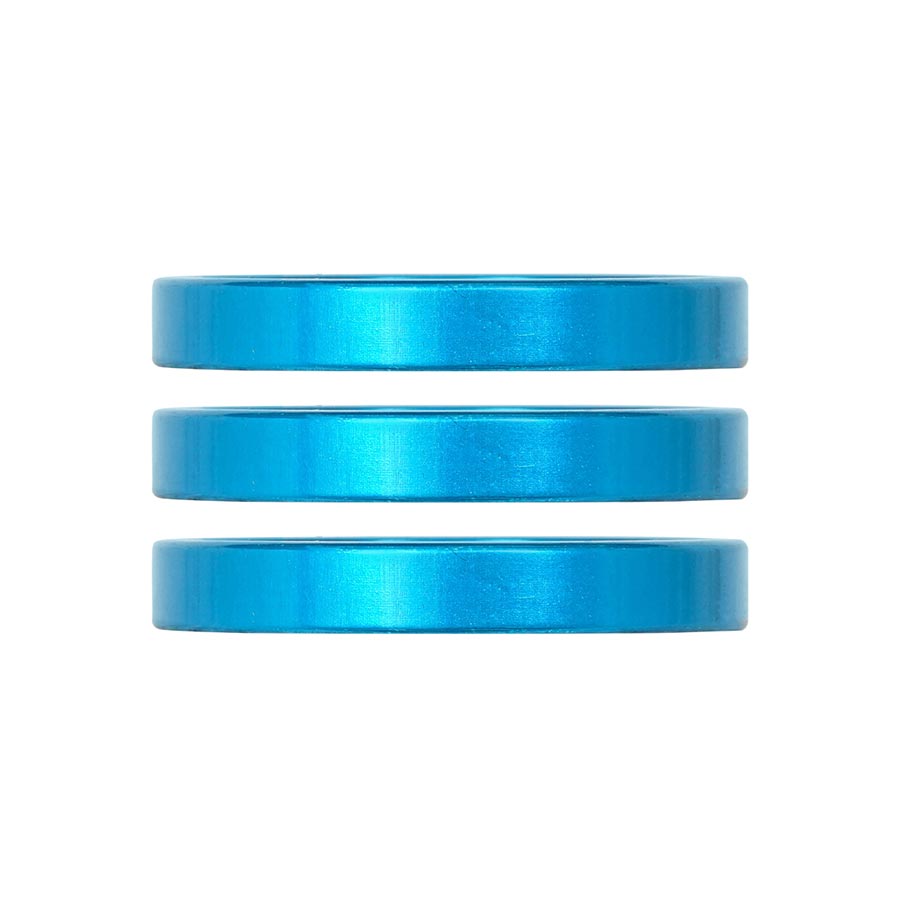 Industry Nine iRiX Headset Spacer 1-1/8 Height: 5mm Aluminum Turquoise 3pcs-Goodwynn&#39;sGoodwynn&#39;s