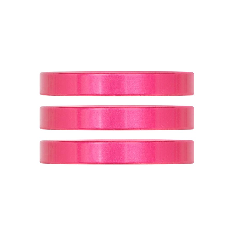 Industry Nine iRiX Headset Spacer 1-1/8 Height: 5mm Aluminum Pink 3pcs-Goodwynn&#39;sGoodwynn&#39;s