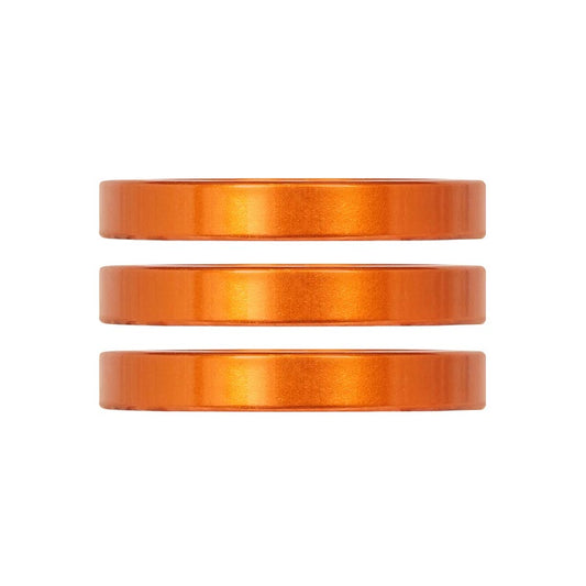 Industry Nine iRiX Headset Spacer 1-1/8 Height: 5mm Aluminum Orange 3pcs-Goodwynn's