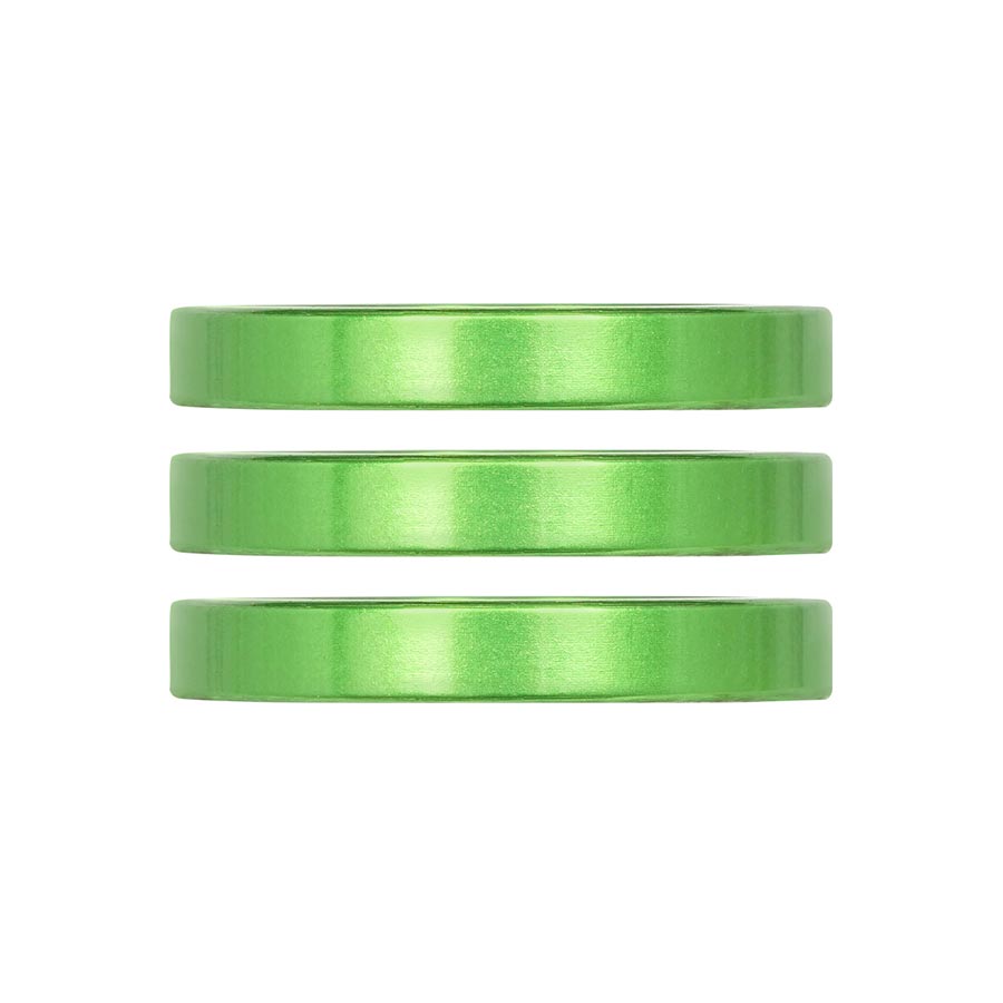 Industry Nine iRiX Headset Spacer 1-1/8 Height: 5mm Aluminum Lime 3pcs-Goodwynn&#39;sGoodwynn&#39;s