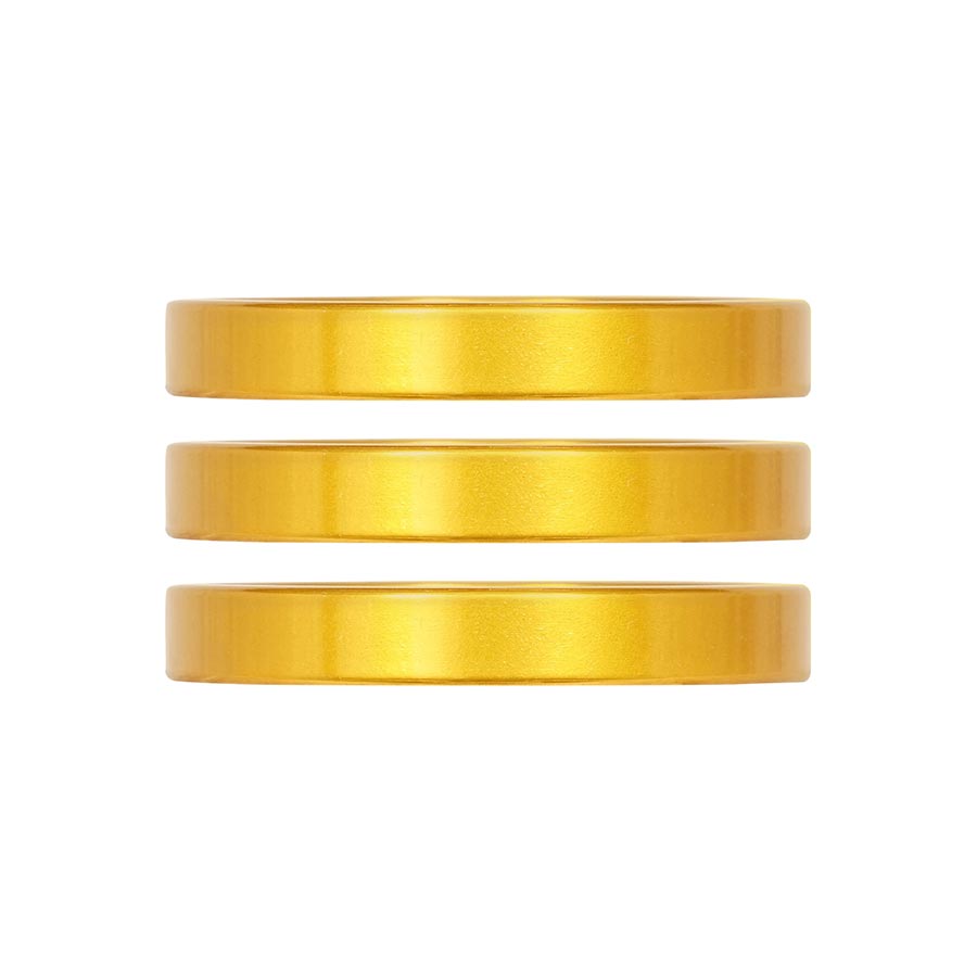 Industry Nine iRiX Headset Spacer 1-1/8 Height: 5mm Aluminum Gold 3pcs-Goodwynn&#39;sGoodwynn&#39;s