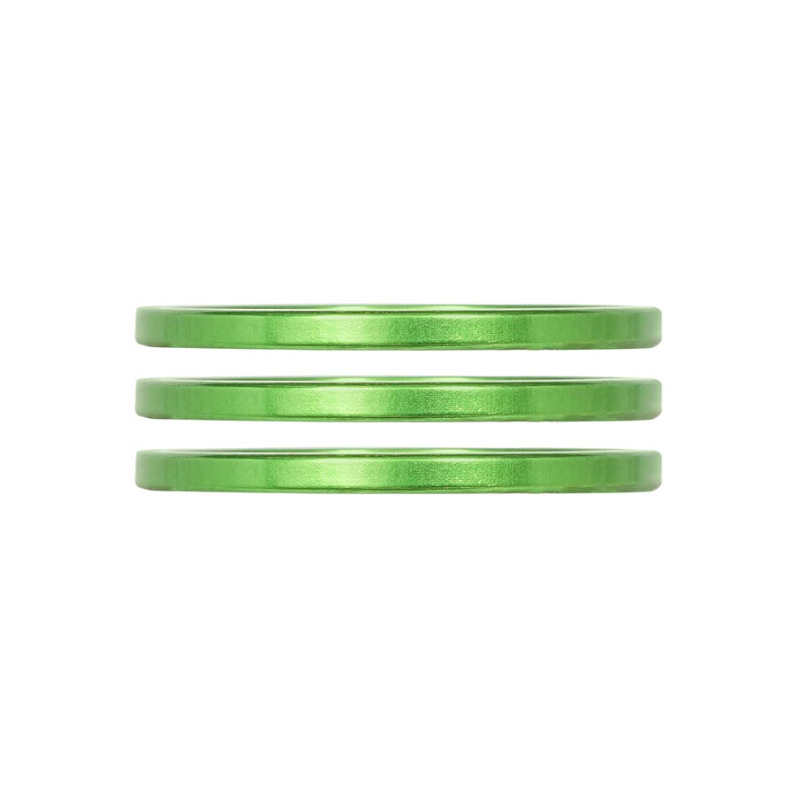 Industry Nine iRiX Headset Spacer 1-1/8 Height: 2.5mm Aluminum Lime 3pcs-Goodwynn&#39;sGoodwynn&#39;s