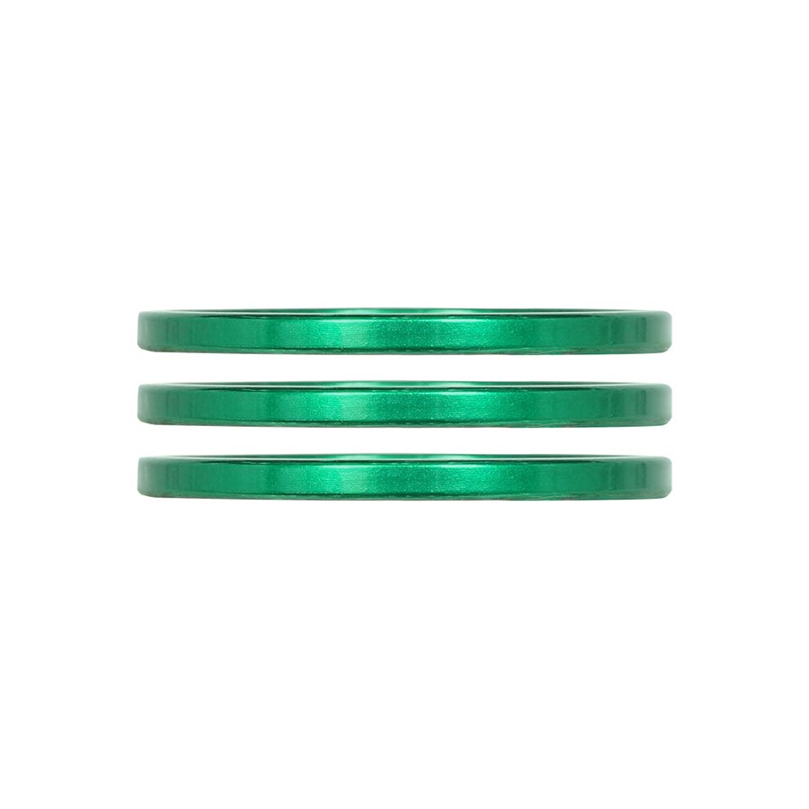 Industry Nine iRiX Headset Spacer 1-1/8 Height: 2.5mm Aluminum Green 3pcs-Goodwynn&#39;sGoodwynn&#39;s