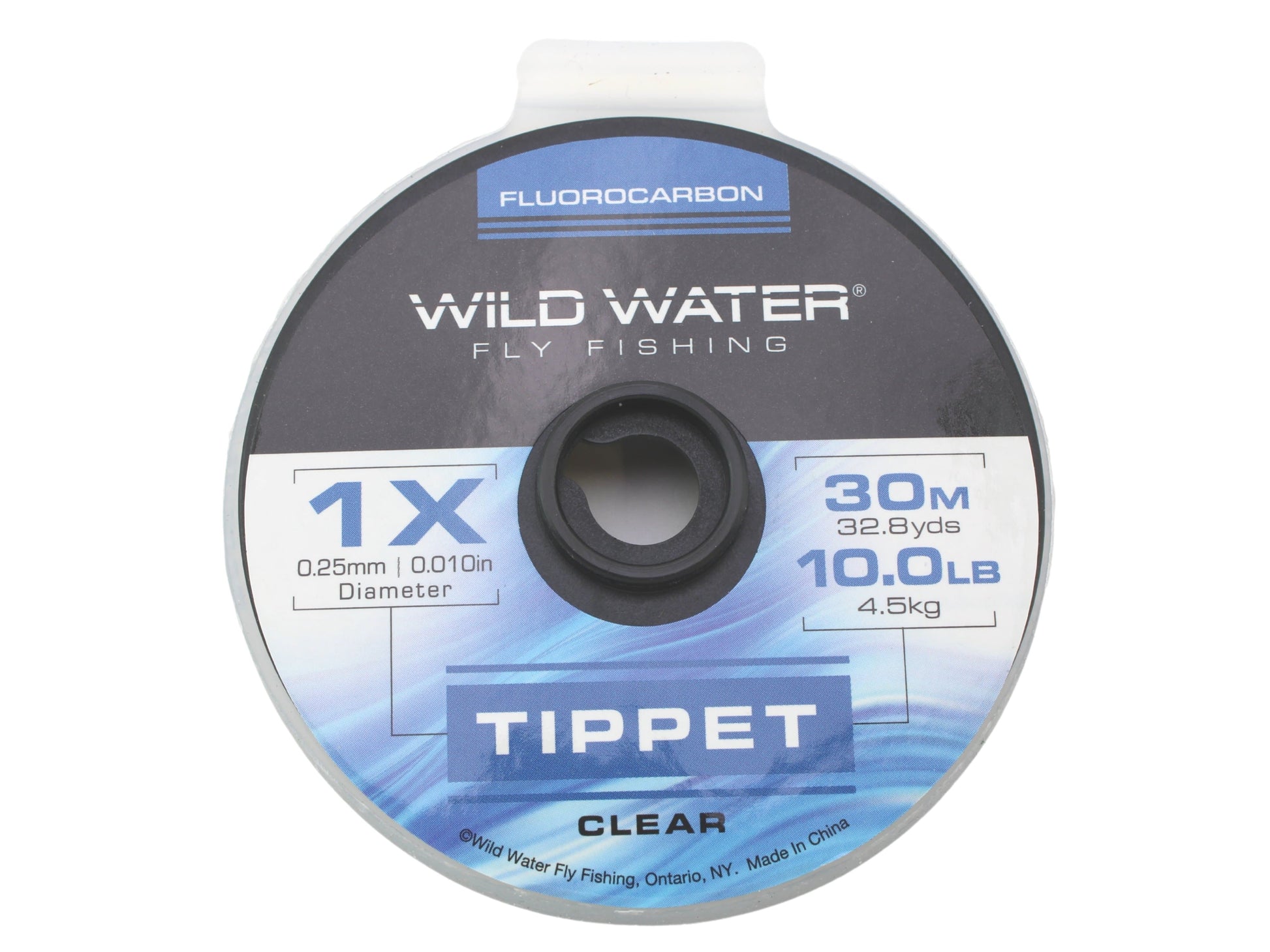 Wild Water Fly Fishing Fluorocarbon Tippet Spool 1X, 30m-Goodwynn&#39;sGoodwynn&#39;s