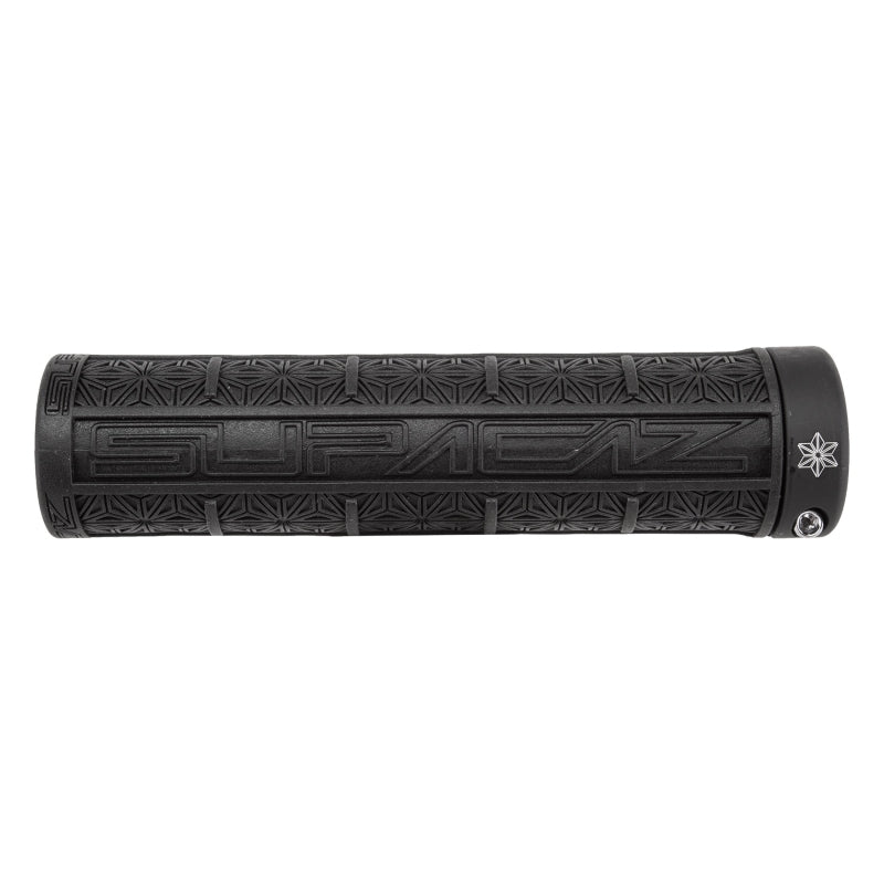 Supacaz Grizips Lock-On Grips Black/Black 135mm Single Lock On-Goodwynn&#39;sGoodwynn&#39;s