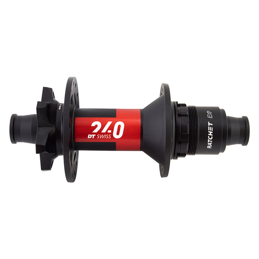 DT Swiss 240 EXP Rear Hub - 12 x 148mm 6-Bolt XD Black/Red 28H 36pt-Goodwynn's