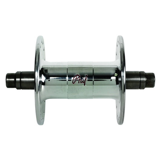 Phil Wood High-Flange Front Hub - 9 x 1 x 100mm Rim Brake Polished Silver 32h-Goodwynn's