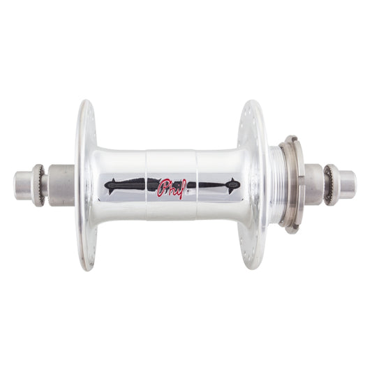 Phil Wood High Flange Rear Hub - Threaded x 120mm Rim Brake Threaded Polished Silver 32H-Goodwynn's