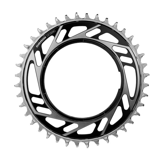 SRAM RED XPLR X-Sync Thread Mount Chainring -  46t 12/13-Speed Thread Mount For RED XPLR AXS PM Spider 6.5mm Offset BLK/Silver E1-Goodwynn's