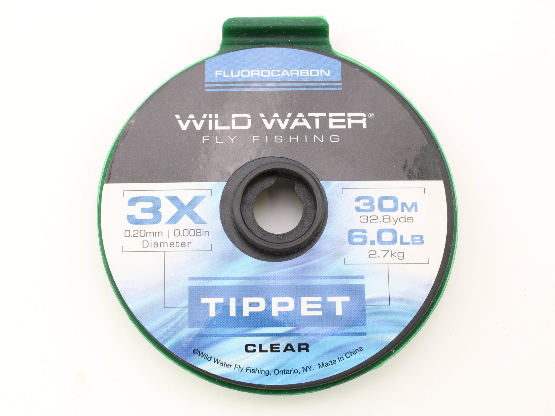 Wild Water Fly Fishing Fluorocarbon Tippet Spool 3X, 30m-Goodwynn&#39;sGoodwynn&#39;s