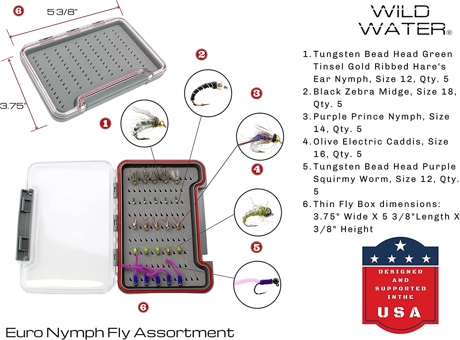 Wild Water Euro Nymphing Fly Fishing  Kit 3 wt 10 ft-Goodwynn&#39;sGoodwynn&#39;s