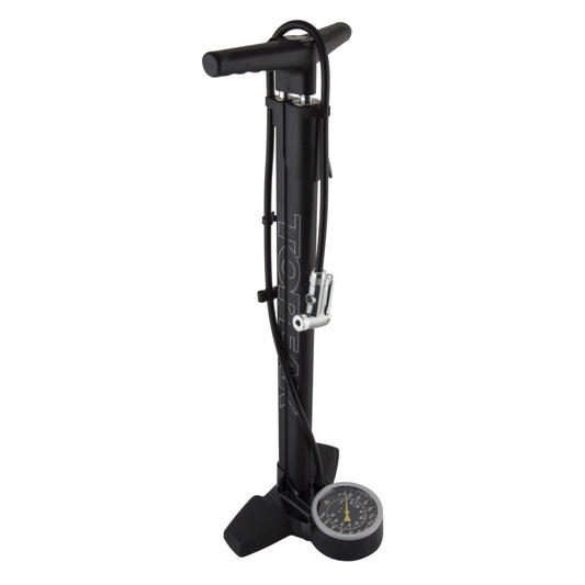 Topeak Joe Blow Ace DX Floor pump Analog PV/SV 260psi 29.1` Aluminum Black-Goodwynn's