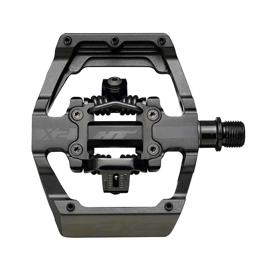 HT X2-XS BMX-SX Pedals - Dual Sided Clipless Platform Aluminum 9/16" Stealth BLK