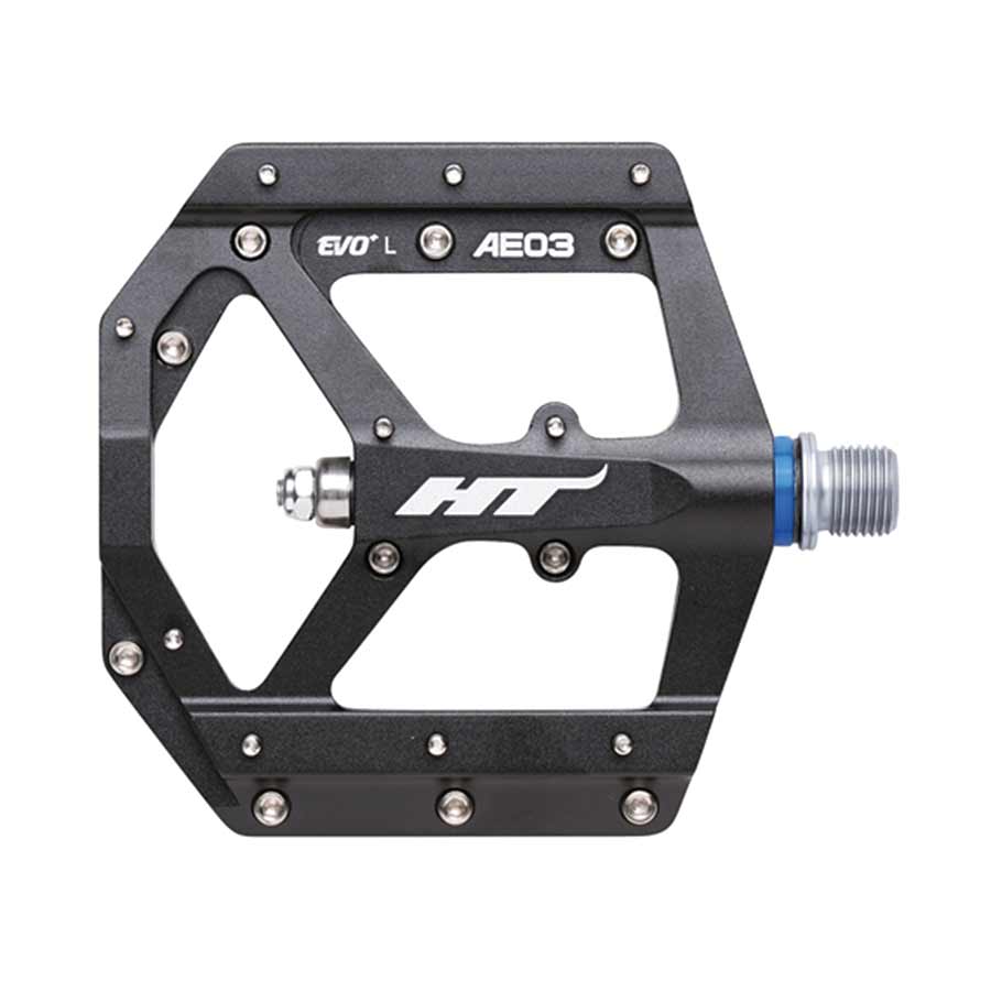 HT AE03 Evo+ Pedals - Platform Aluminum 9/16" Black