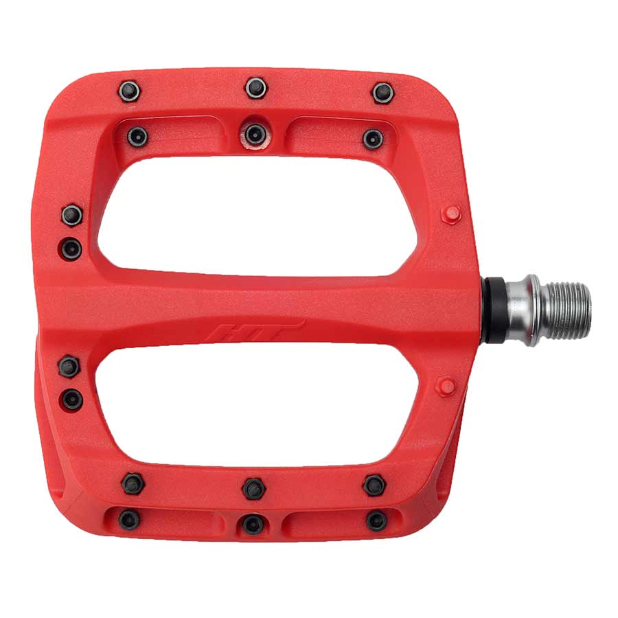 HT Components PA03A Nano P Platform Pedals Body: Nylon Spindle: Cr-Mo 9/16 Red Pair-Goodwynn&#39;sGoodwynn&#39;s