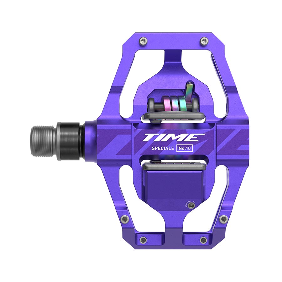 Time Speciale 10 Pedals - Dual Sided Clipless Platform Aluminum 9/16" Purple Large B1