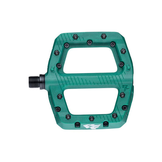 RaceFace Chester Pedals - Platform Composite 9/16" Large Green-Goodwynn's