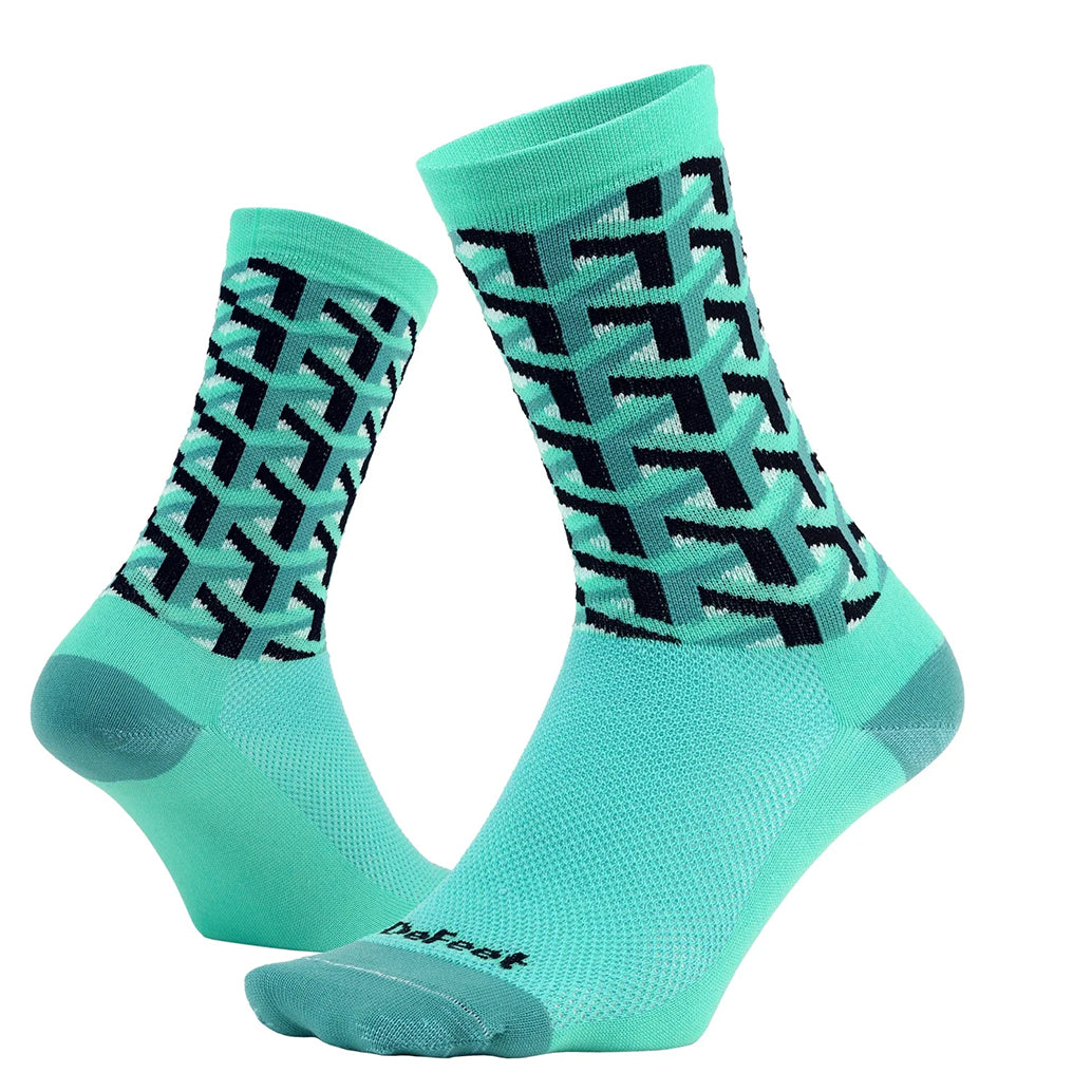 DeFeet Aireator 6" Framework Socks 7-9 Green-Goodwynn&#39;sGoodwynn&#39;s