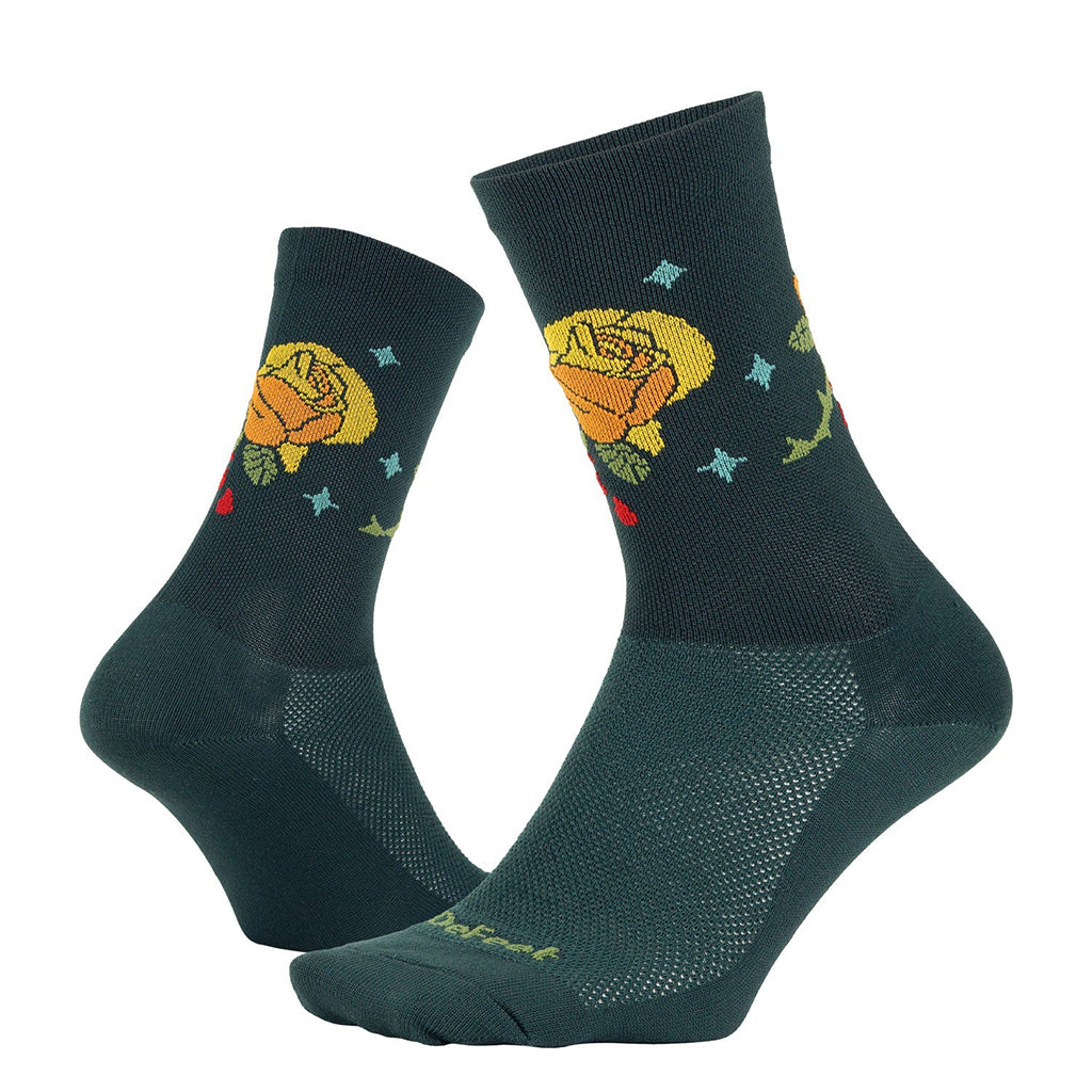 DeFeet Aireator 6" Thorny Rose 12+ Green