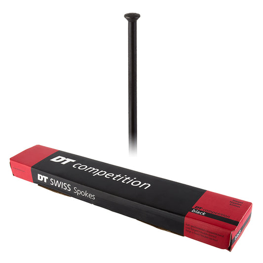 Dt swiss Competition Straight Pull Straight Pull 2.0/1.8/2.0 298mm Box of 100 Black No-Goodwynn's