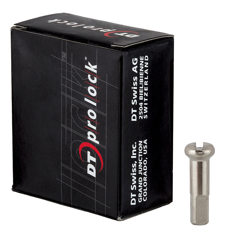 Dt swiss Pro Lock Nipples  2.0 (14G) 16mm Box of 100 Brass Silver