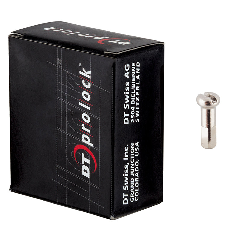 Dt swiss Pro Lock Nipples  2.0 (14G) 16mm Box of 100 Brass Black-Goodwynn&#39;sGoodwynn&#39;s