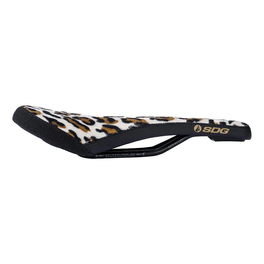 SDG Bel-Air V3 Traditional Saddle Lux RailsLeopard Print