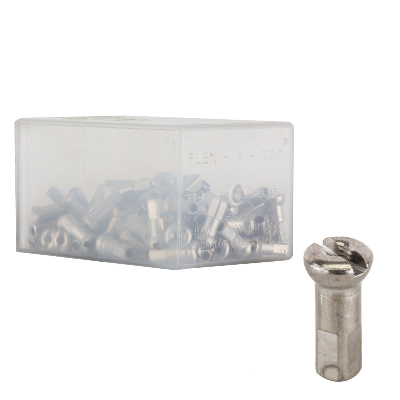 DT Swiss ProHead Brass Nipples 14g/12mm Silver Box/100