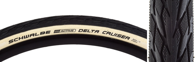 Schwalbe Delta Cruiser Active Twin KG 700x28 Standard Tire