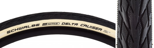 Schwalbe Delta Cruiser Active Twin KG 700x28 Standard Tire-Goodwynn's